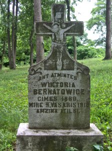 Wiktoria Bernatowicz Tombstone, St. Adalbert Cemetery, Pittsburgh, 2015-06-17, 01