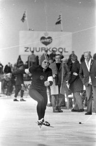 Wereldkampioenschap schaatsen allround vrouwen, Sablina (Sovjet-Unie) in aktie, Bestanddeelnr 920-0955
