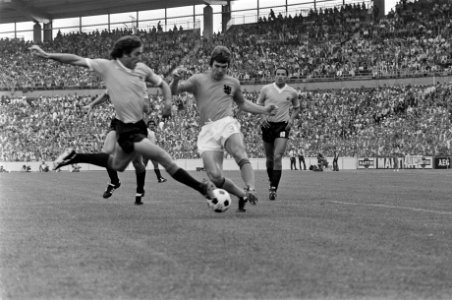 Wereldkampioenschap voetbal 1974 Nederland tegen Uruguay 2-0 spelmomenten, Bestanddeelnr 927-2598