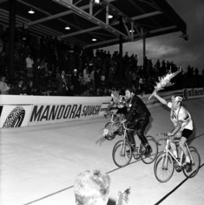 Wereldkampioenschappen wielrennen, Leicester, Engeland finale amateurs stayers, Bestanddeelnr 923-7455