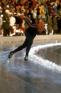 Wereldkampioenschappen schaatsen mannen allround in Oslo Jan Bols in in actie, Bestanddeelnr 254-9163