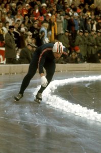 Wereldkampioenschappen schaatsen mannen allround in Oslo. De Noor Willy Olsen i…, Bestanddeelnr 254-9160