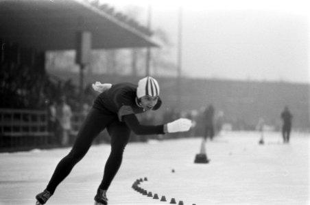 Wereldkampioenschappen schaatsen junioren te Assen, Yuri Muratoff (Rusland) in a, Bestanddeelnr 926-1683