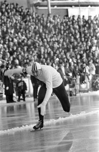 Wereldkampioenschappen schaatsen in Oslo, Magne Thomassen (Noorwegen) in aktie o, Bestanddeelnr 920-0658