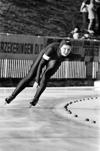 Wereldkampioenschappen schaatsen junioren allround in Assen Natalya Kurova (Sov, Bestanddeelnr 930-6428