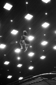 Wereldkampioenschappen trampoline-springen te Amersfoort aktie-opnamen, Bestanddeelnr 921-9039