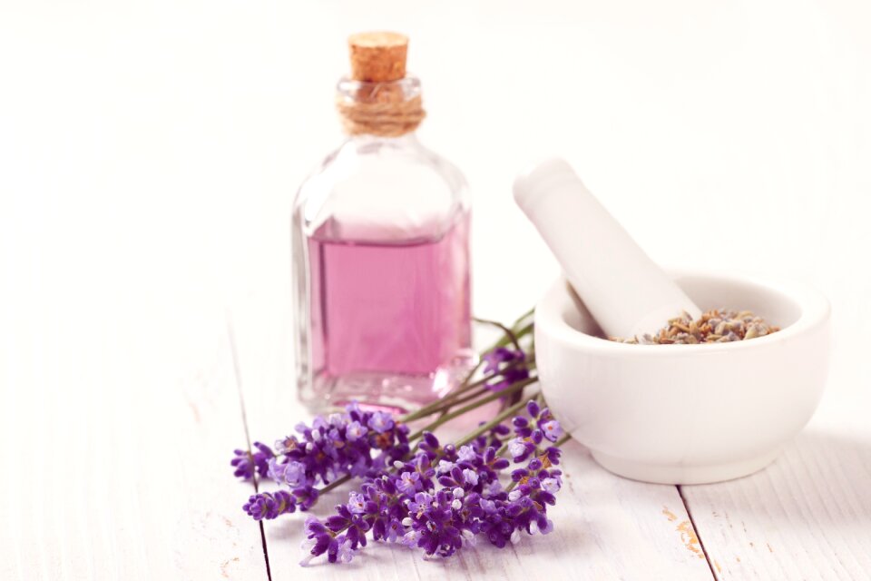 Perfume herbal bottle