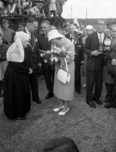 Werkbezoek van koningin Juliana aan Schouwen-Duiveland, Bestanddeelnr 908-8859