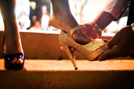 Cinderella sparkle shoe