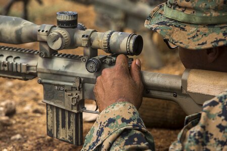 Aiming scope weapon