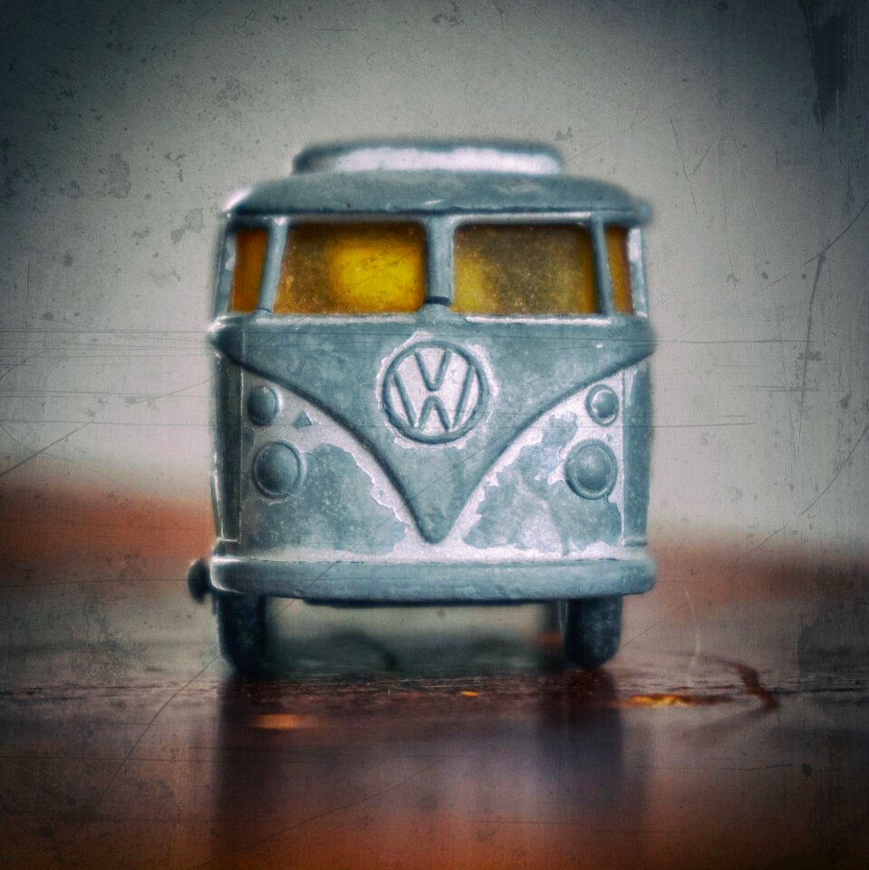 Toy car vw bulli toys