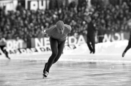 Wereldkampioenschappen schaatsen (heren) te Deventer Ard Schenk in aktie, Bestanddeelnr 922-1098