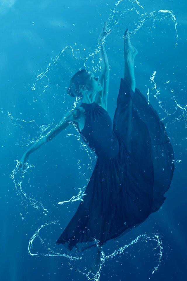 Woman dancer activity