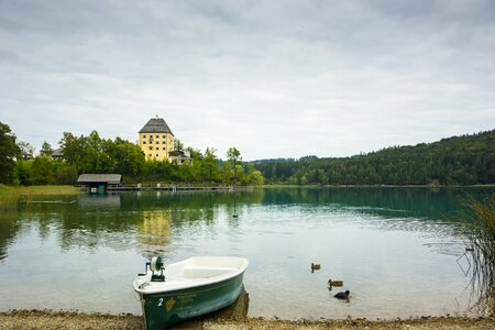 Country lake view europe