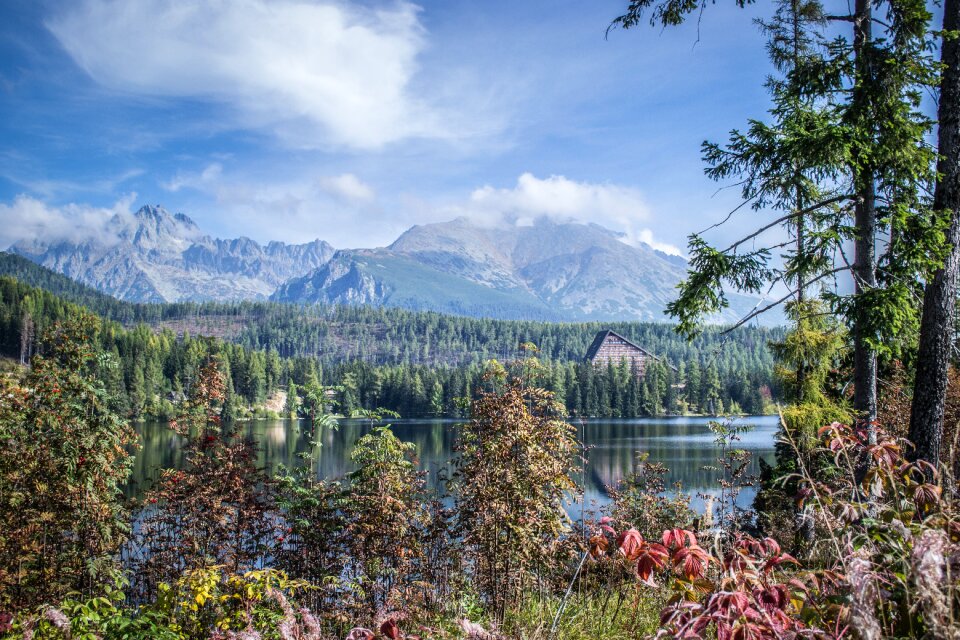 Lake peace high tatras