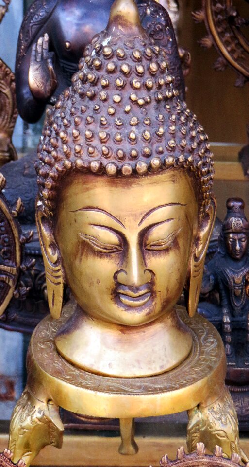 Sculpture head siddhartha
