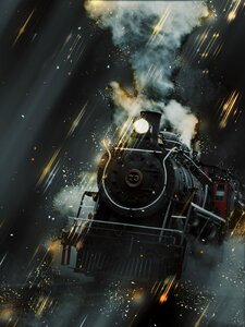 Alaska skagway steam locomotive