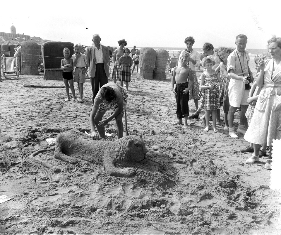 Zandbouwwedstrijd te Zandvoort, Bestanddeelnr 905-8833