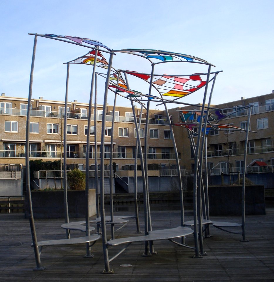 Zandvoort kunstwerk vliegers