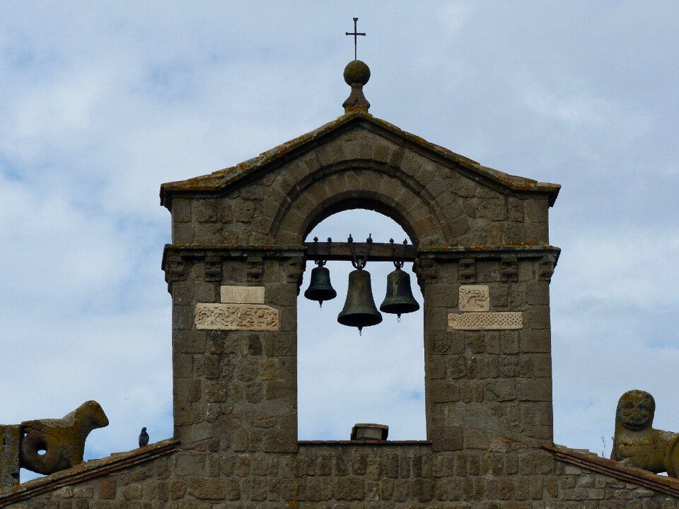 Wall wall bell tower church