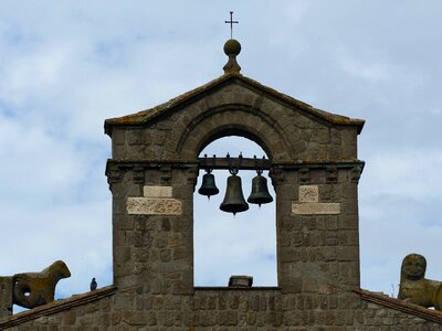Wall wall bell tower church