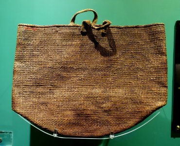 Basket, Tsimshian, collected at the Kitsan village of Kisgags on the Babine River, British Columbia, acquired in 1914 - Native American collection - Peabody Museum, Harvard University - DSC05878