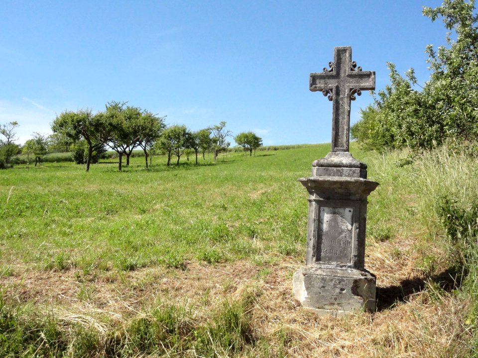 Bassing (Moselle) croix de chemin