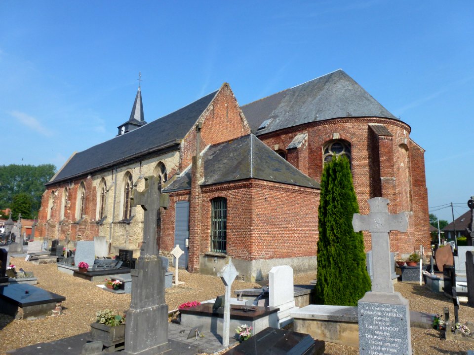 Bavinchove (Nord, Fr) église, chevet