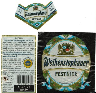 Bayrische Staatsbrauerei Weihenstephan - Weihenstephaner Festbier