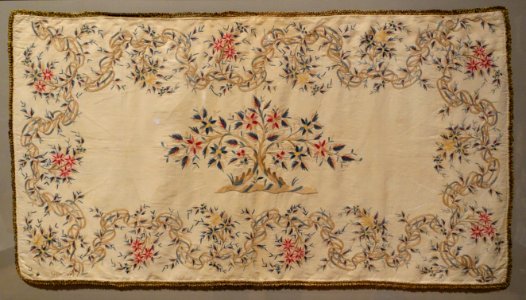 Barber's set (towel), Turkey, Ottoman Empire, 19th century AD, cotton, silk DSC09468
