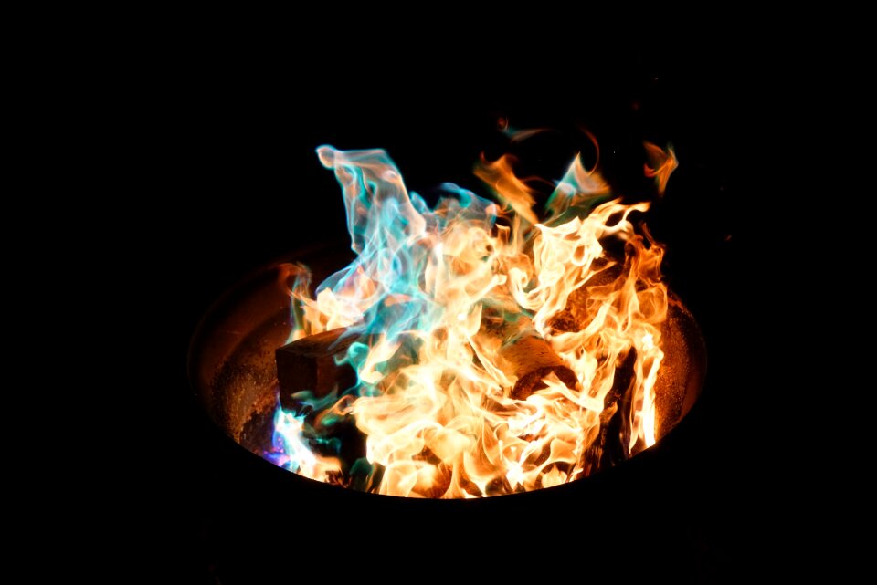 Ash smoke heat