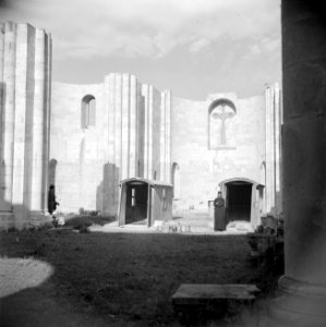 In de omgeving van Nablus. Kerk in aanbouw om Jacobsbron, Bestanddeelnr 255-5575