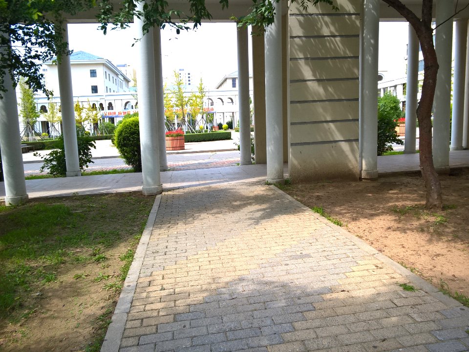 In the new campus of Tieling High School 01