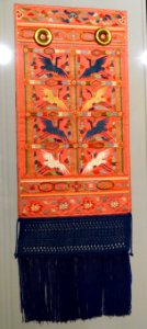 Husu (court apron), Korea, Joseon dynasty, late 19th century AD, silk, brass rings - Textile Museum, George Washington University - DSC09794