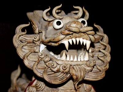 Creature china sculpture photo
