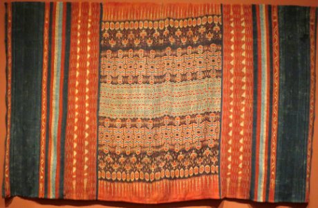 Indonesian funeral shroud, Toraja people, Honolulu Museum of Art 9993.1
