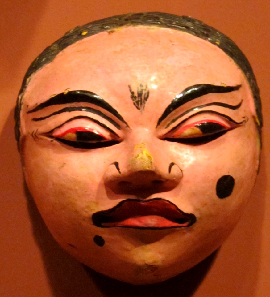 Indonesian mask in the Honolulu Museum of Art, XIV