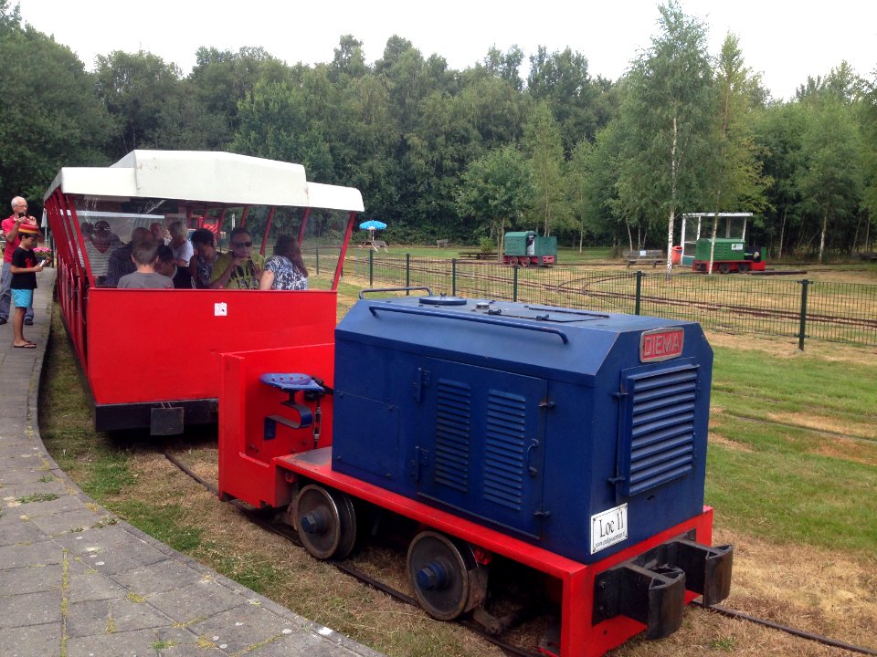 Industrieel Smalspoormuseum Erica, rijdende trein - 1