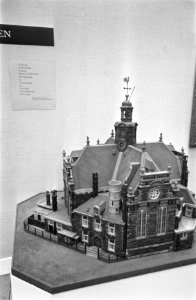 Tentoonstelling De Jordaan in de Waag maquette van de Noorderkerk, Bestanddeelnr 921-9330