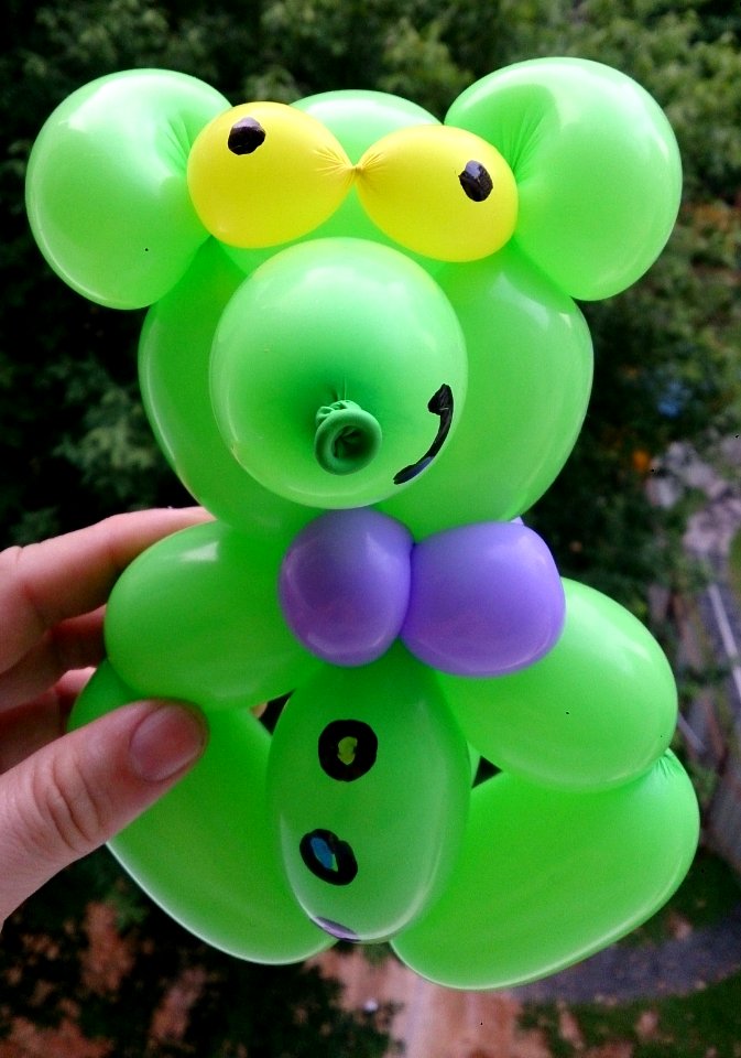 Teddy bear balloon photo