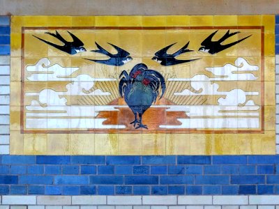 Tegeltableau station Haarlem