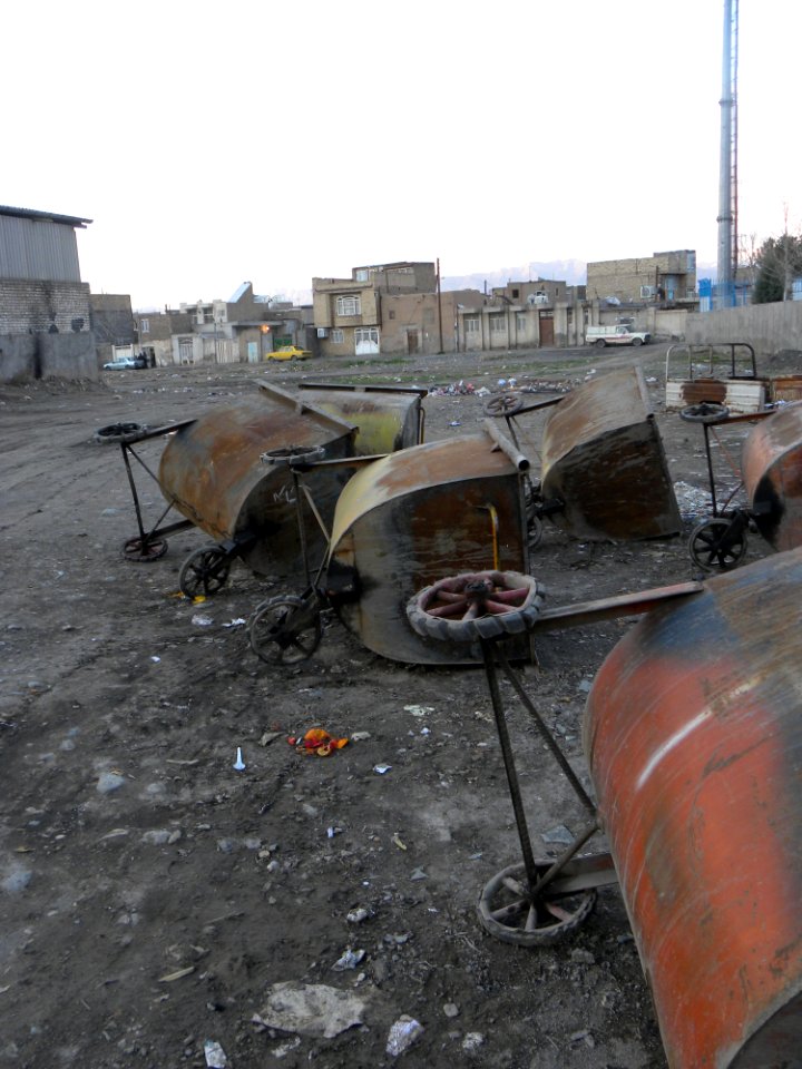 Street Sweeper carts,disordered & messy in Nishapur 3
