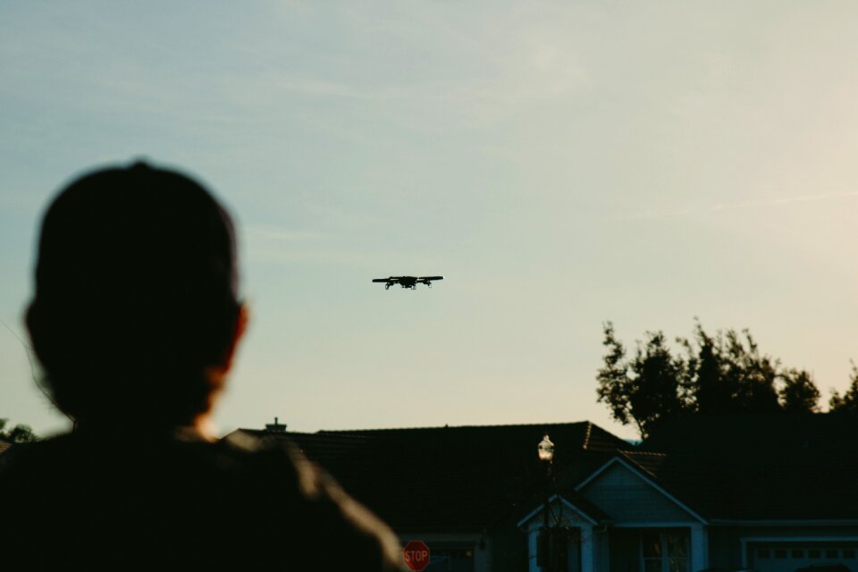 Camera drone helicopter