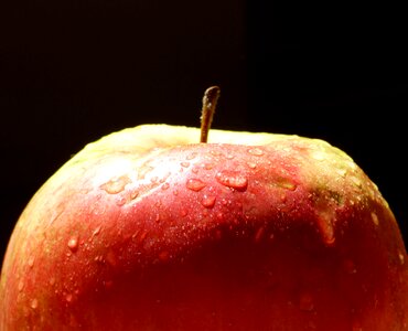 Food red apple ripe fruit