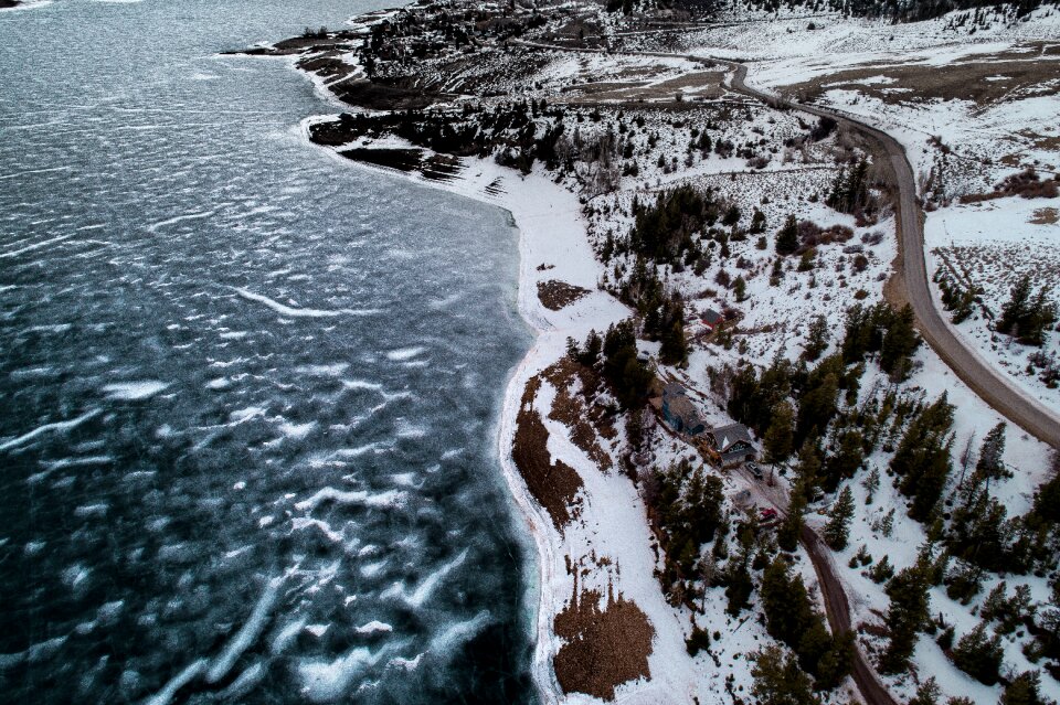 Snow winter coast photo