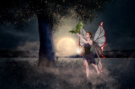 Magic fairytale imagination
