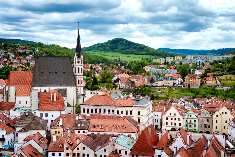 Cityscape czech destination