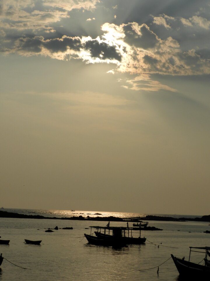 Sunset sea nature
