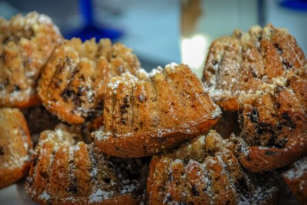 Delicious baked goods fresh