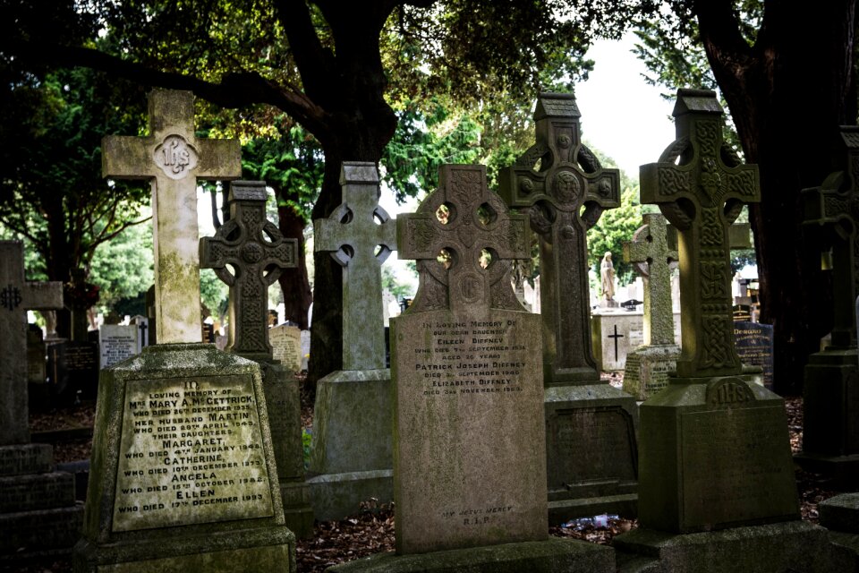 Cemetery cross celtic